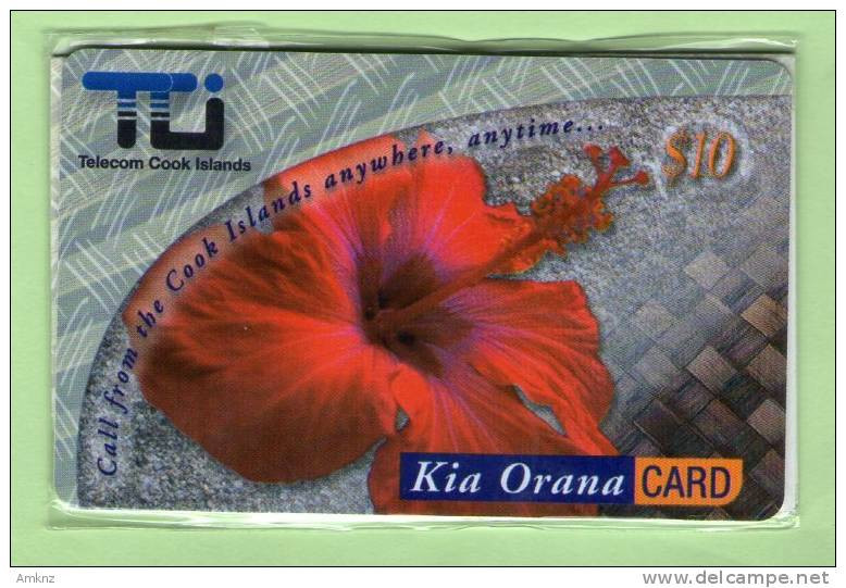 Cook Islands - Prepaid - 2000 Flowers $10 Hibiscus - Mint - Iles Cook