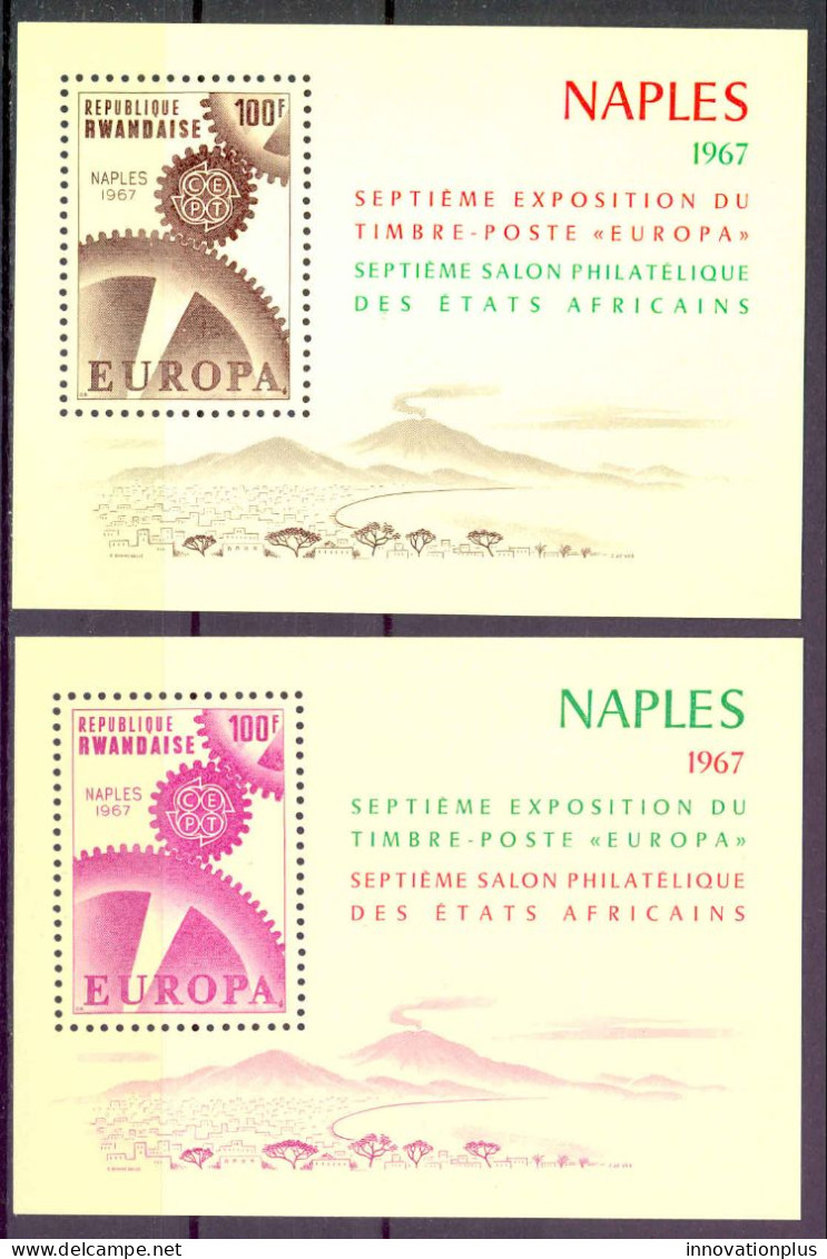Rwanda Sc# 208-209 MNH 1967 Europa - Neufs