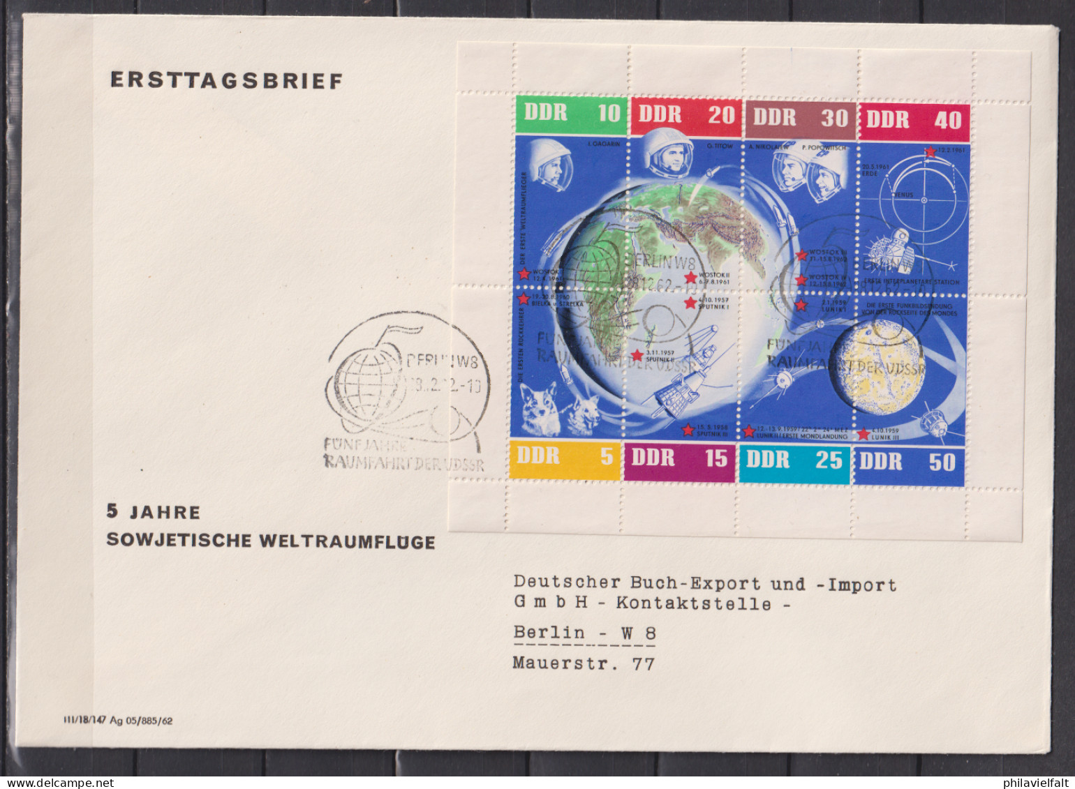 DDR 1961/63 Ausgaben Weltraum Partie Mit U.a. Block 17** / FDC, 993/96** Und FDC Sowie Weitere Ausgaben - Sonstige & Ohne Zuordnung