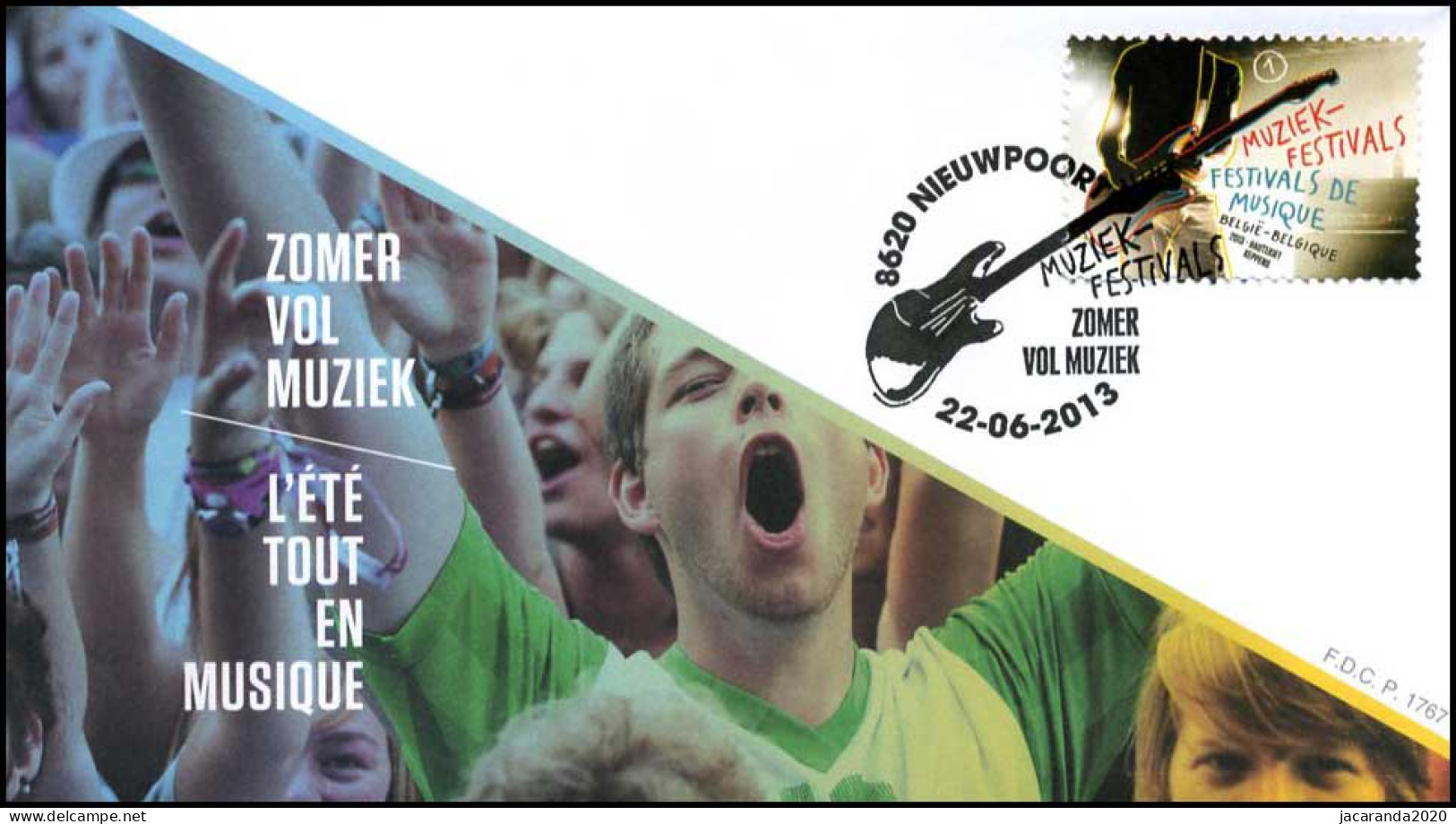 4357 - FDC - Muziekfestivals In Belgie P1767 - 2011-2014