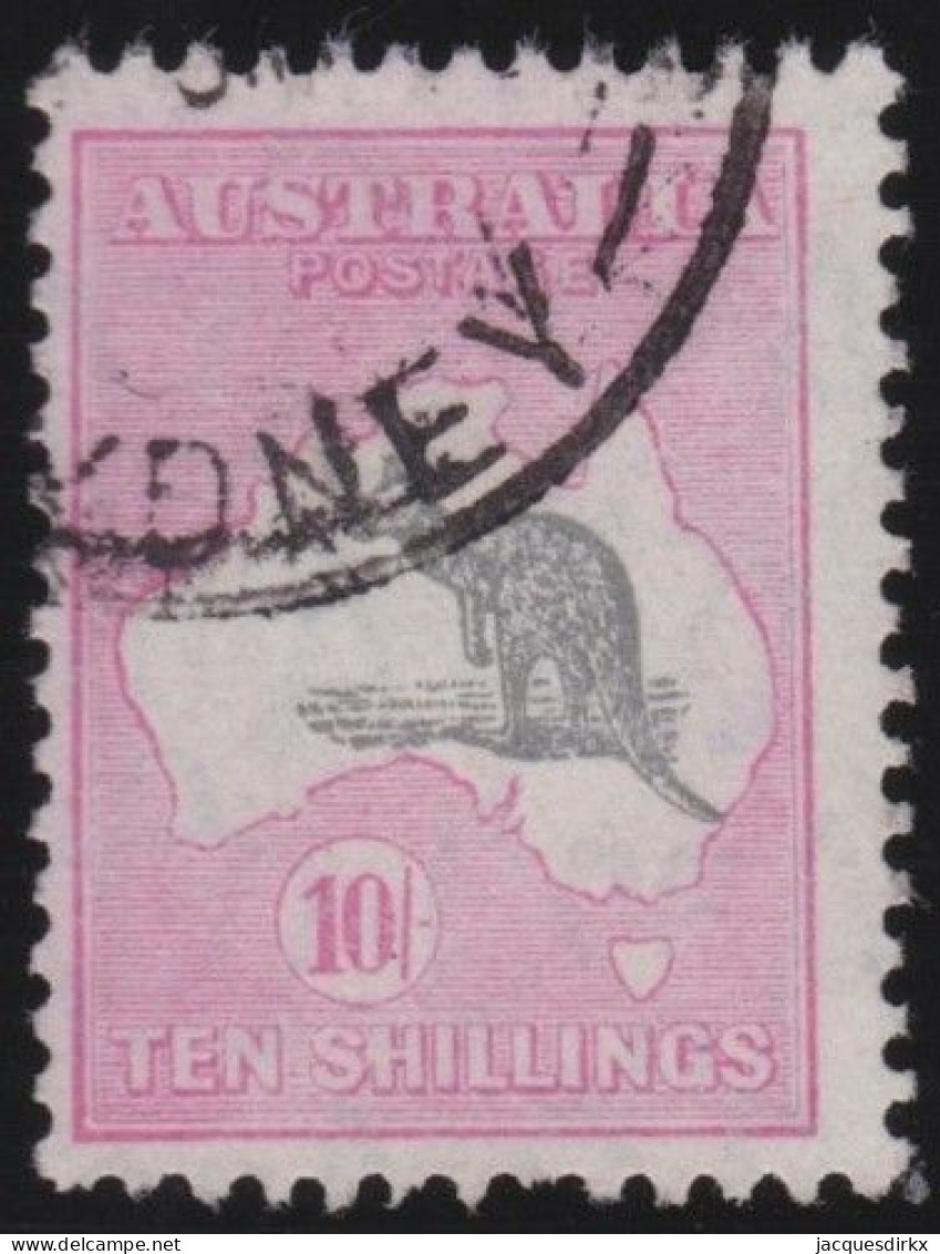 Australia    .   SG    .    136  (2 Scans)   .    1931/36          .   O      .     Cancelled - Used Stamps