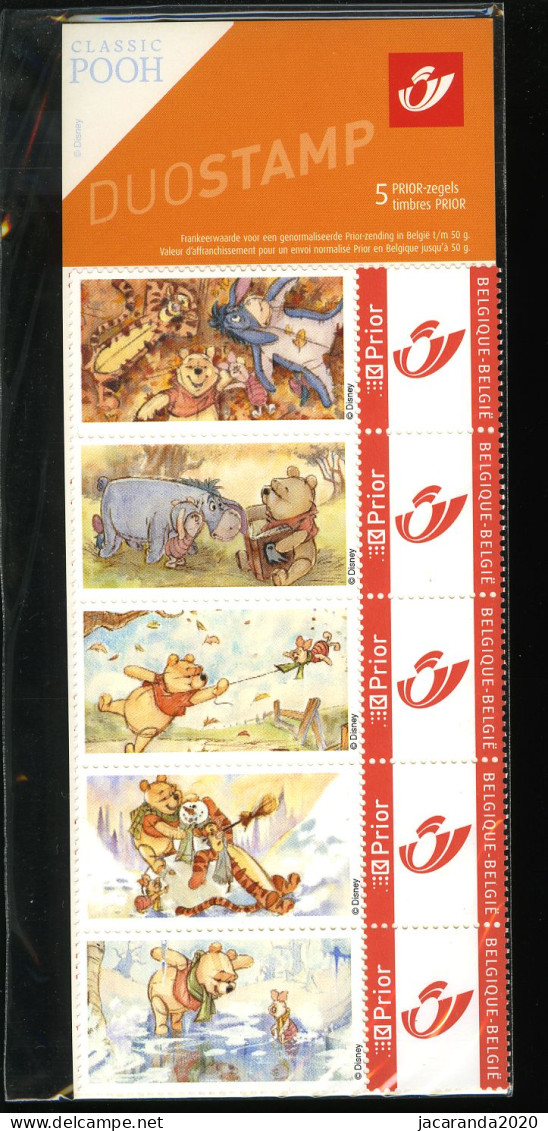 België 3274 - Duostamp - Disney - Classic Pooh - Strook Van 5 - In Originele Verpakking - Sous Blister - Mint