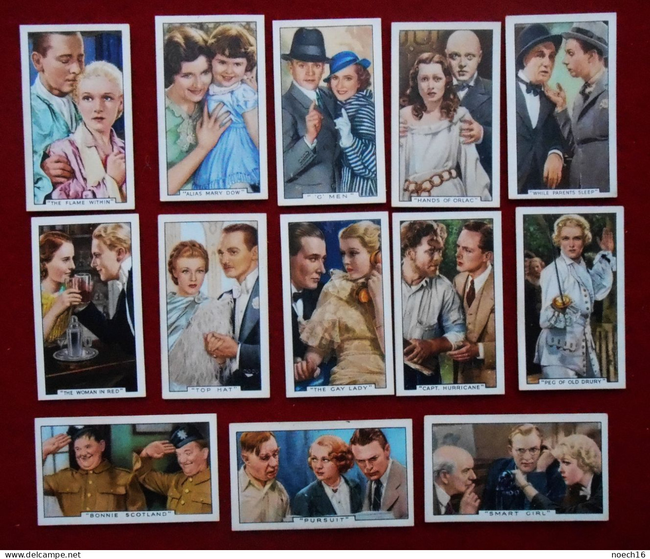 Série Complète 48 Cigarette Cards "Film Episodes" Gallaher Ltd, Virginia House London & Belfast - Gallaher