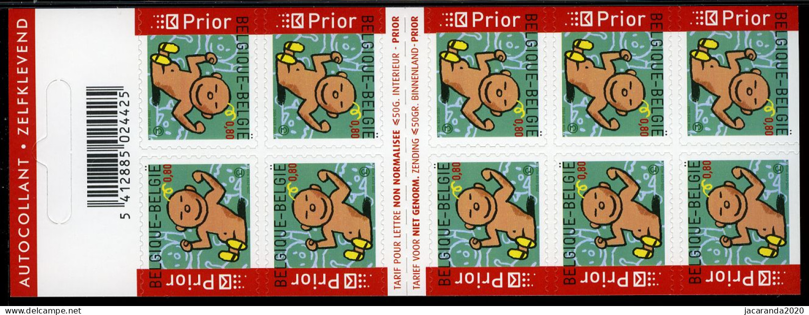 België B53 - Gelegenheidszegels - Timbres De Circonstance - Geboorte Jongen - Garçon - Zelfklevend - Autocollants - 2005 - 1953-2006 Modern [B]