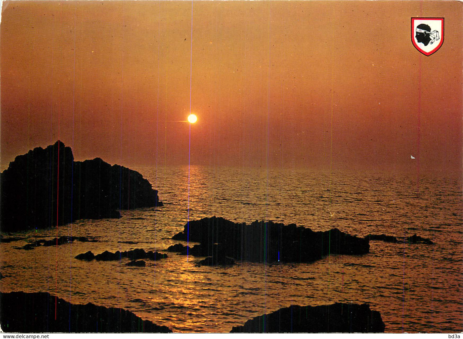 CORSE COUCHER DE SOLEIL ILE D'AMOUR - Corse