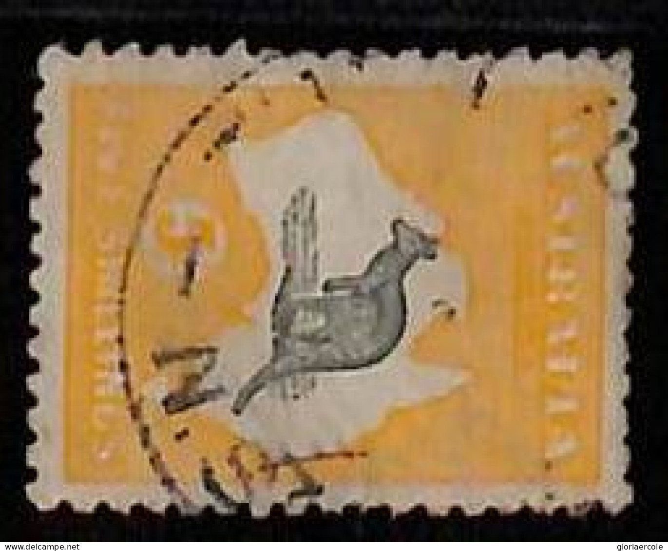 ZA0030k -  AUSTRALIA    - STAMP - SG# 30 Very Fine Used - KANGAROOS - Used Stamps