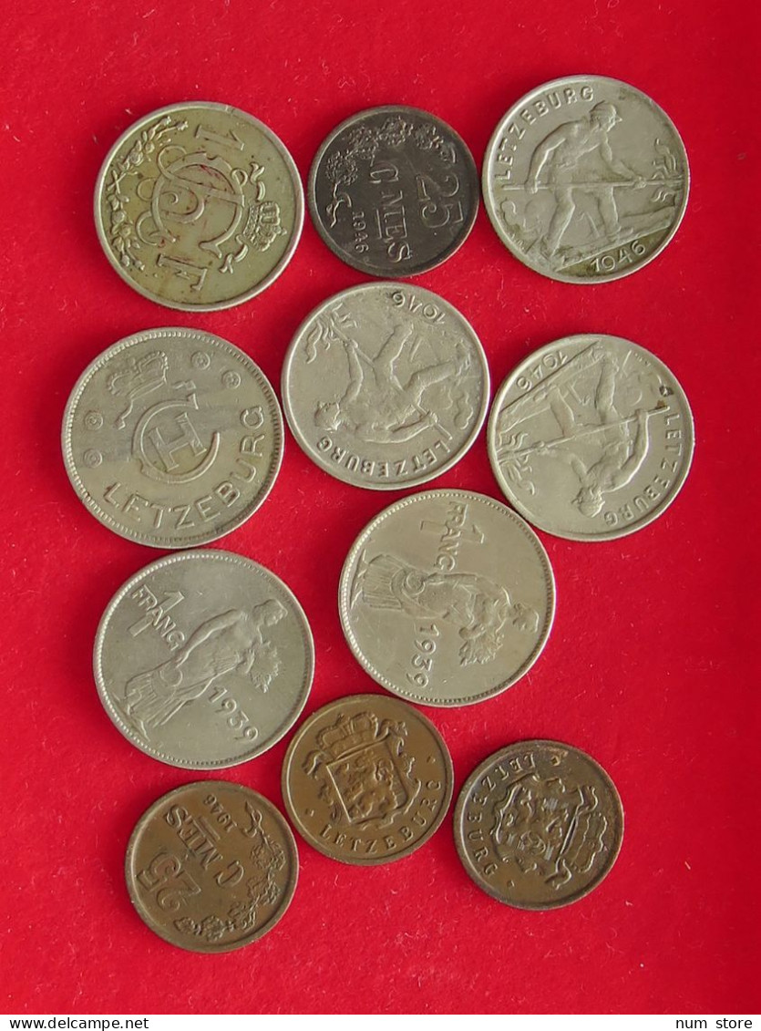 COLLECTION LOT LUXEMBOURG 11PC 50G #xx40 1573 - Luxembourg