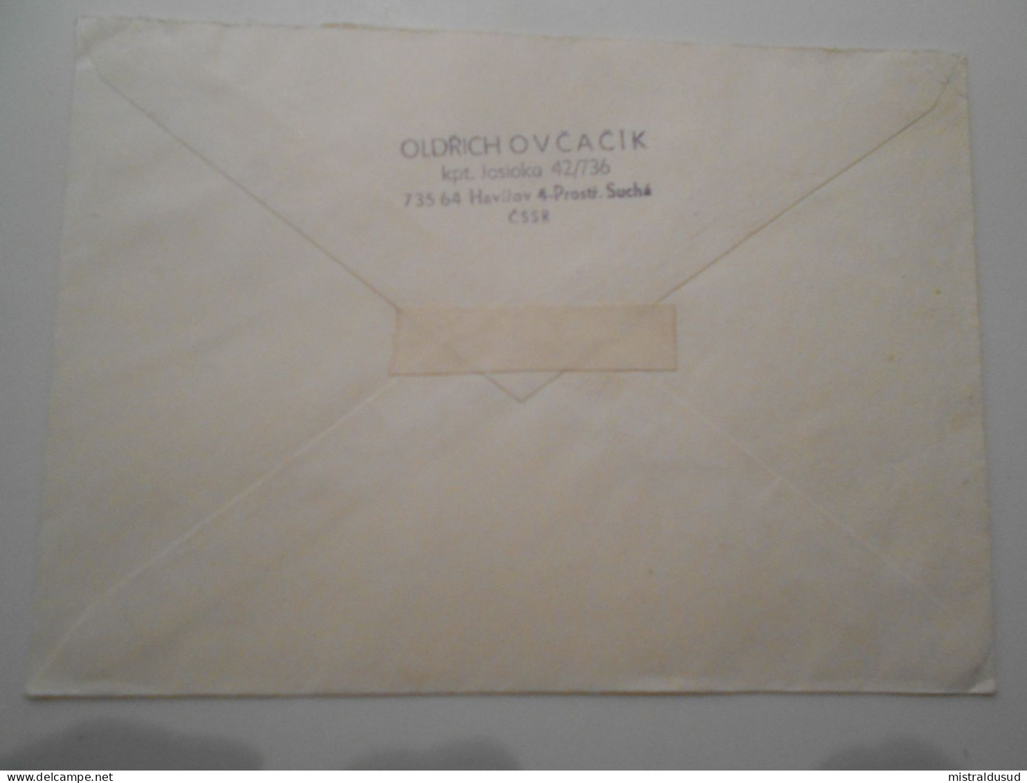 Tchecoslovaquie , Lettre De Haviron 1978 Pour Marseille - Briefe U. Dokumente