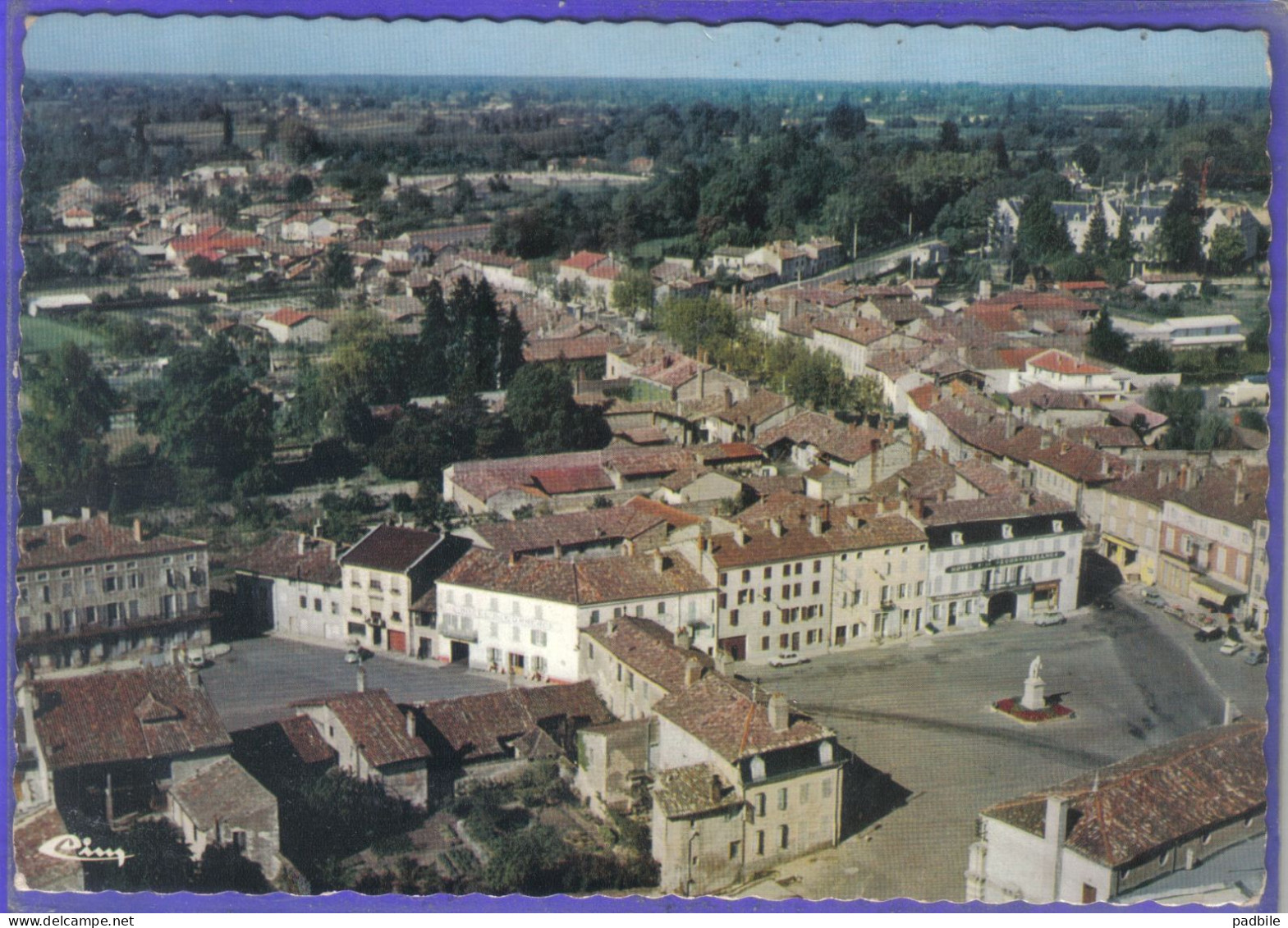 Carte Postale 01. Pont-de-Vaux   Vue Aérienne    Très Beau Plan - Pont-de-Vaux