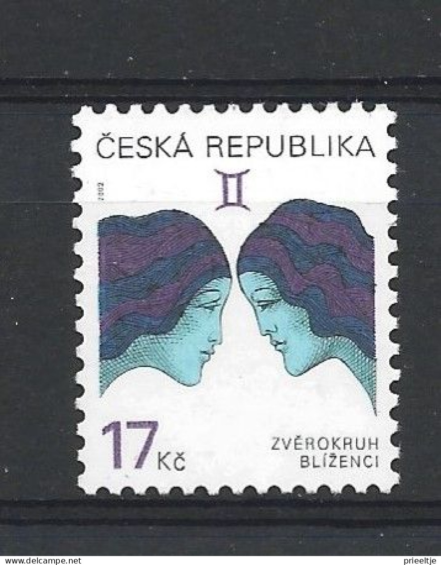 Ceska Rep. 2002 Zodiac Def. Gemini Y.T. 305 ** - Unused Stamps