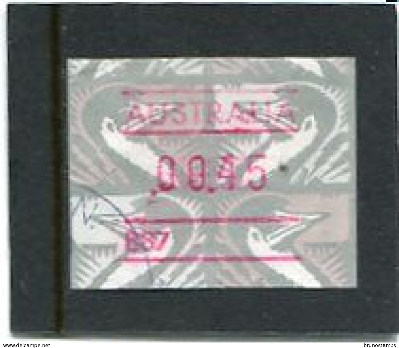 AUSTRALIA - 1992  45c  FRAMA  EMU  NO POSTCODE  B87  FINE USED - Machine Labels [ATM]