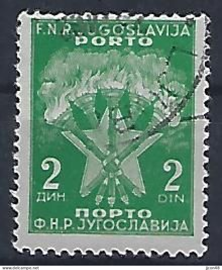 Jugoslavia 1951-52  Portomarken (o) Mi.101 - Timbres-taxe