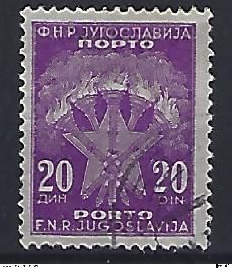 Jugoslavia 1951-52  Portomarken (o) Mi.104 - Strafport