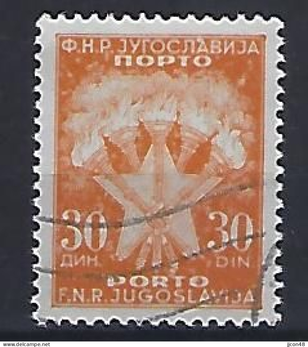 Jugoslavia 1951-52  Portomarken (o) Mi.105 - Timbres-taxe