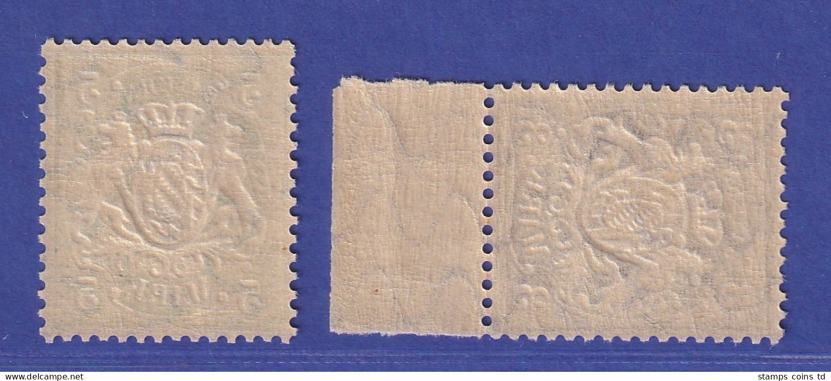 Bayern Wappen 3 Mark Und 5 Mark Mi-Nr. 69-70 X Postfrisch ** - Mint
