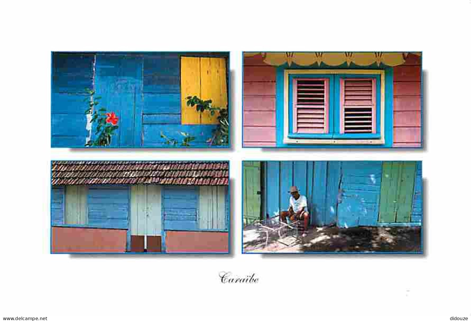 Antilles - Palettes De Couleurs Sur Cases Créoles - CPM - Voir Scans Recto-Verso - Autres & Non Classés