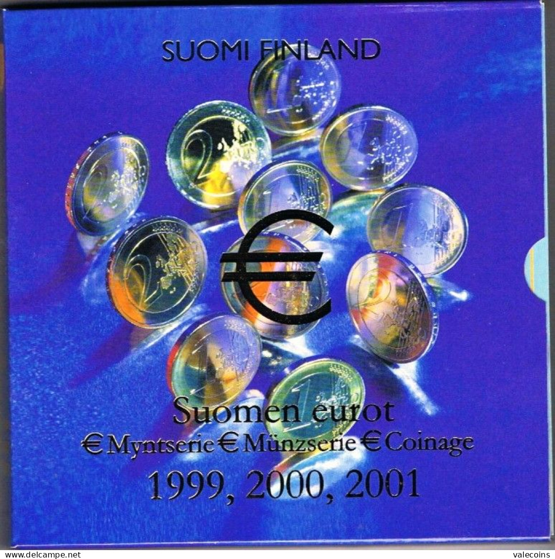 FINLANDIA SUOMI FINLAND FINNLAND - 24 COINS - KMS OFFICIAL ISSUE 1999-2000-2001 YEAR SET - LIMITED ISSUE - Finlande