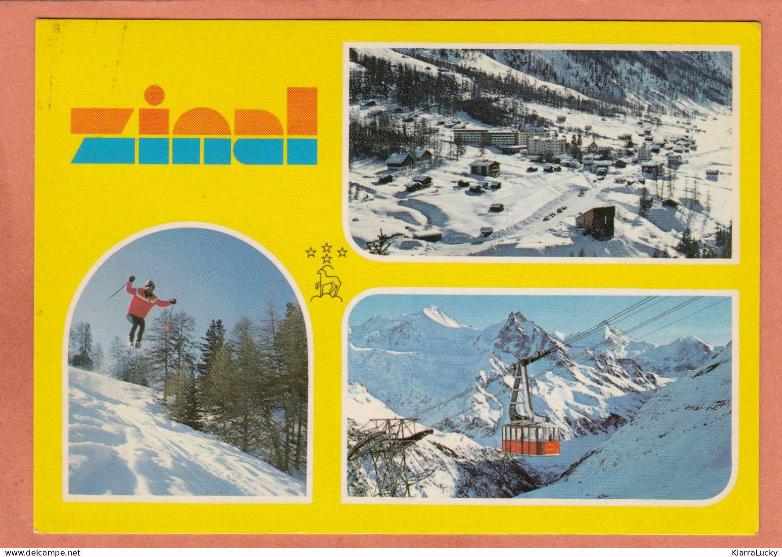 ZINAL - SUISSE - VALAIS - SIERRE - MULTIVUES - SKI - TELEPHERIQUE - MULTIVUE - ECRITE - Sierre