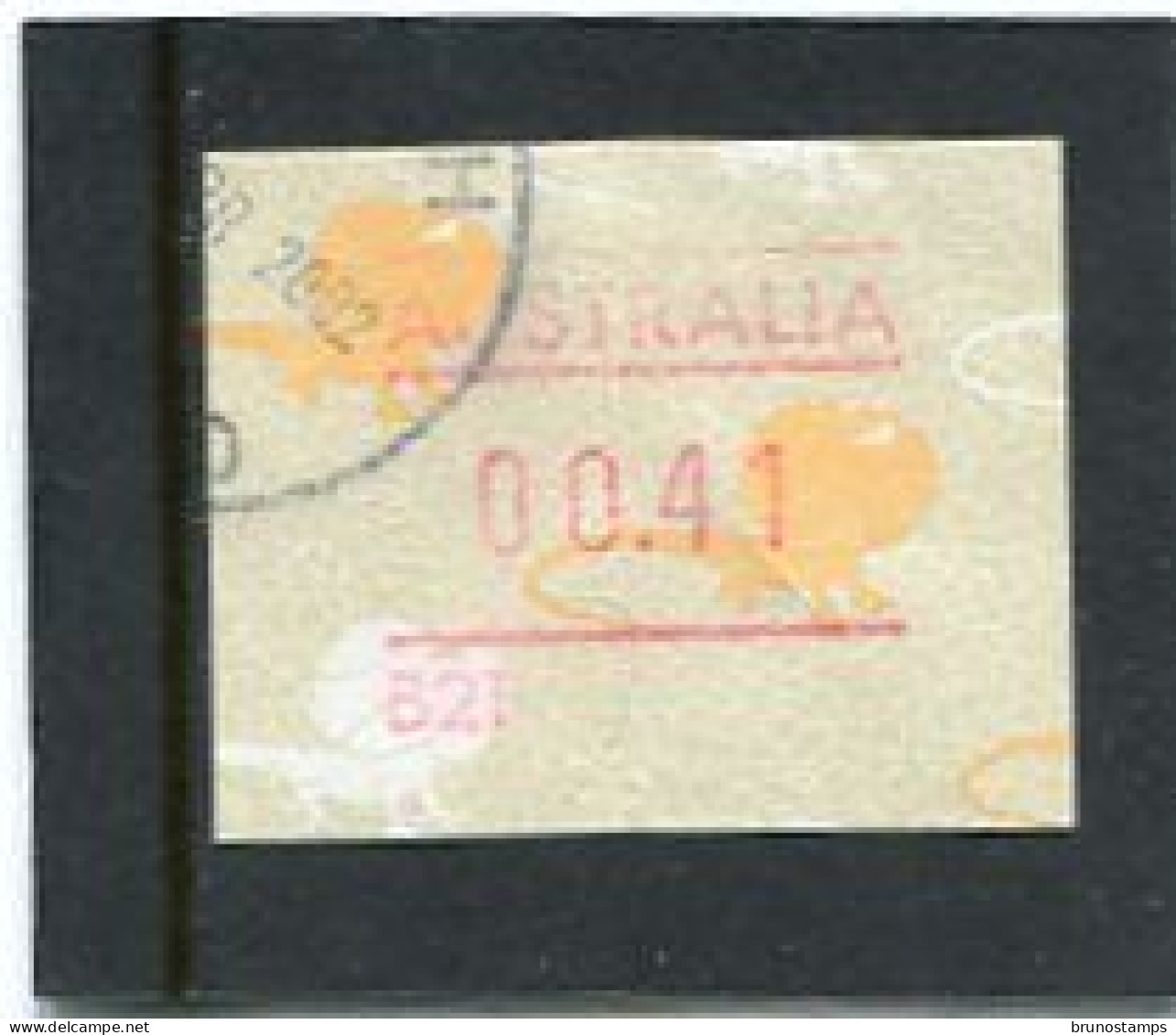 AUSTRALIA - 1989  41c  FRAMA  LIZARD   NO POSTCODE  B21  FINE USED - Automatenmarken [ATM]