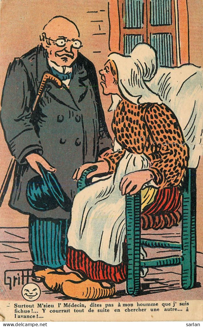 Illustration De GRIFF , Le Médecin  , *  459 62 - Griff