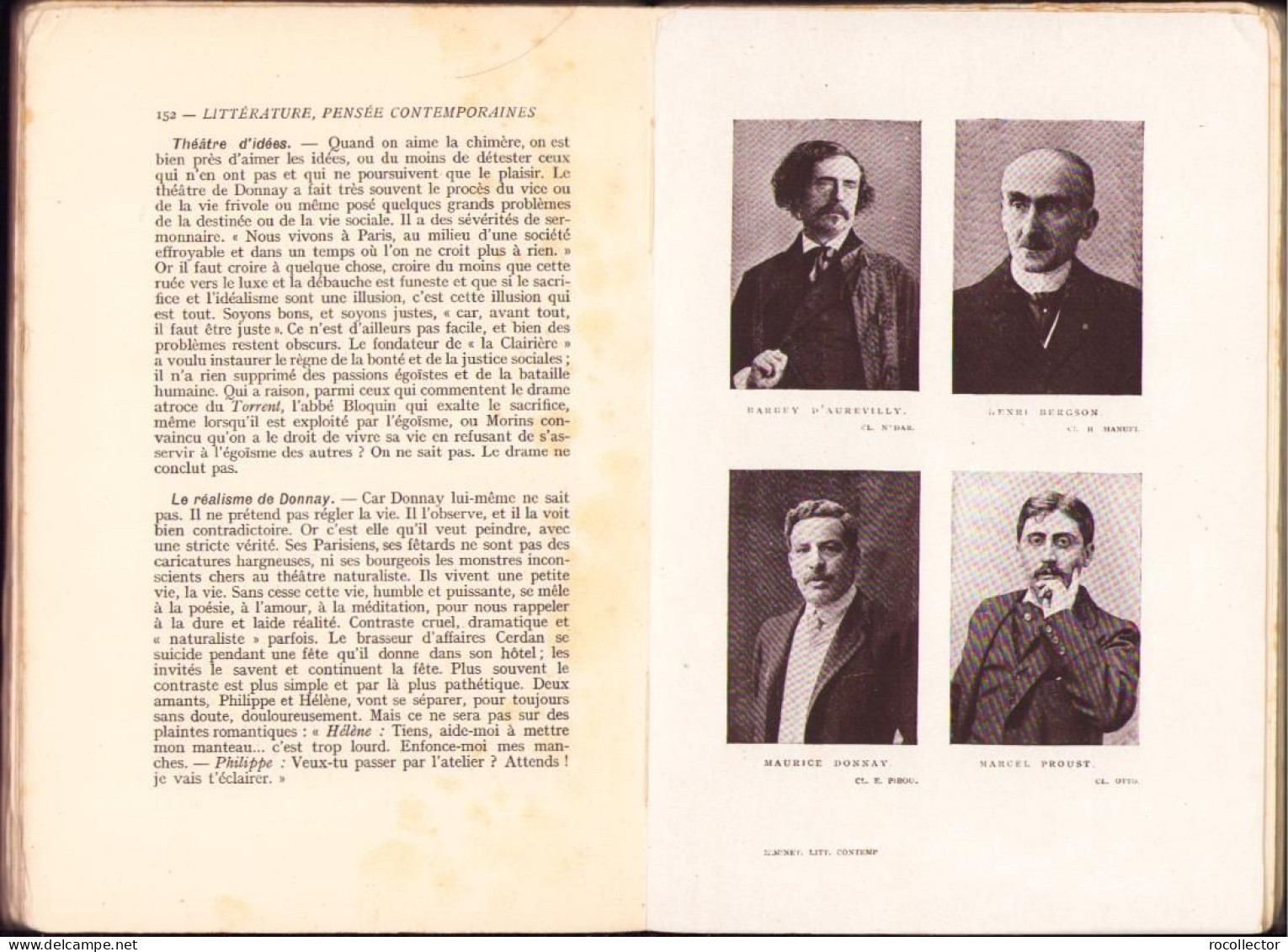 Histoire de la littérature et de la pensée francaises contemporaines 1870-1925 par Daniel Mornet C1312