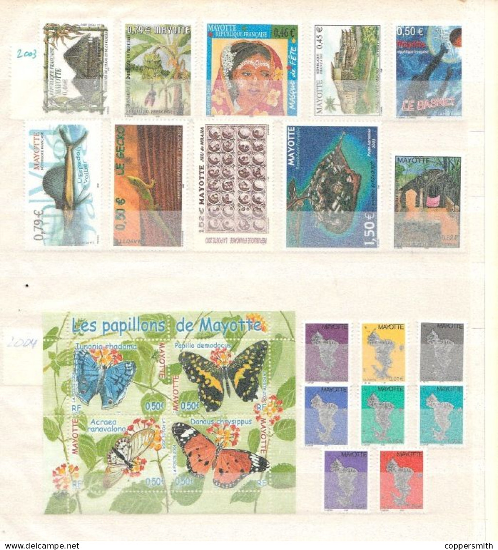 (002//158) Mayotte  Collection 1997-2011 / Almost Complete  ** / Mnh  Michel Ex 21-249 - Autres & Non Classés