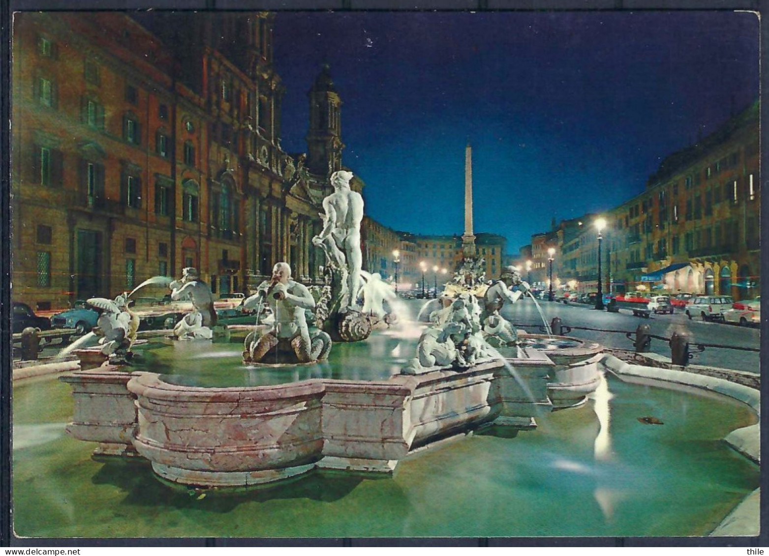 ROME ROMA - Piazza Navona - Di Notte - La Nuit - Places