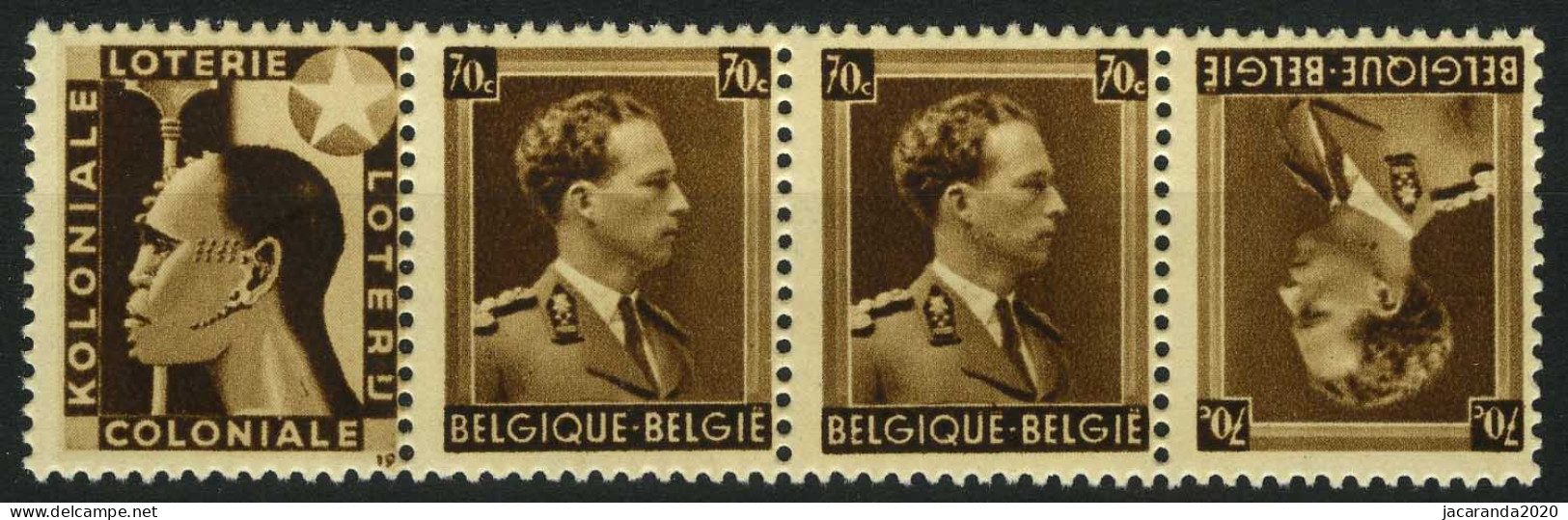 België PUc96 A ** Leopold III (open Kraag) Léopold III (col Ouvert) Kol. Lot. - Ungebraucht