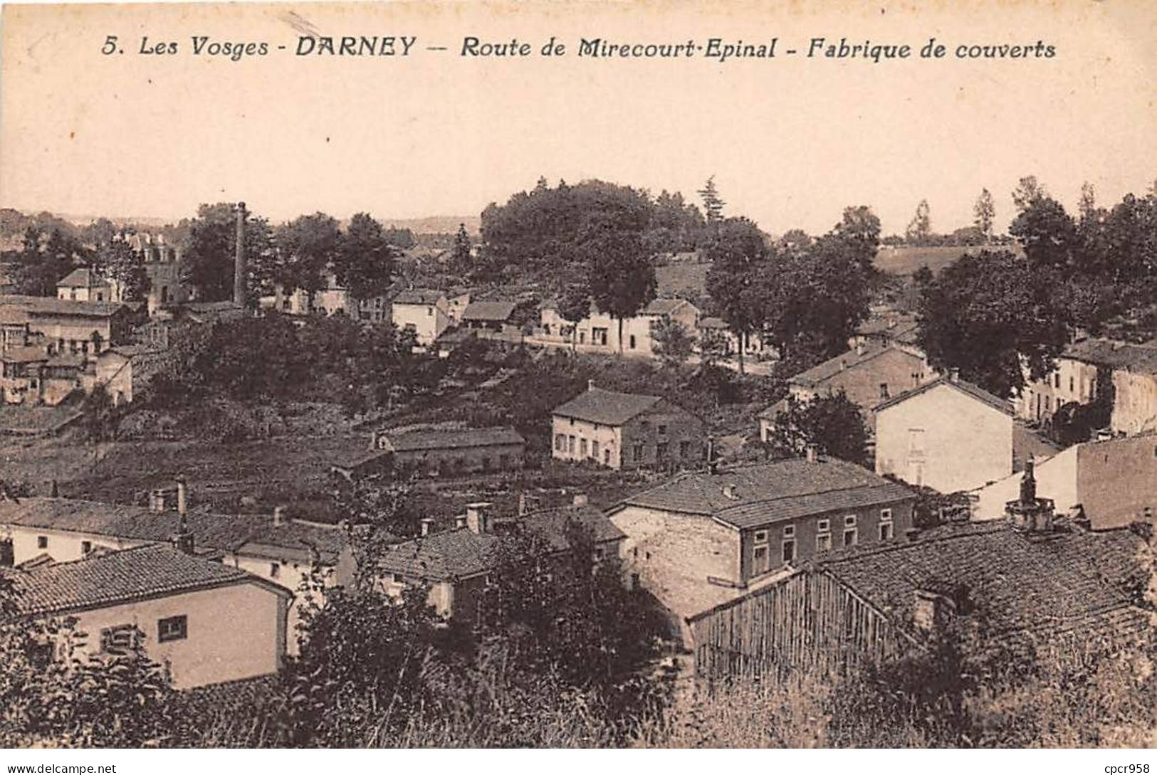 88 - DARNEY - SAN66200 - Rote De Mirecourt Epinal - Fabrique De Couverts - Darney