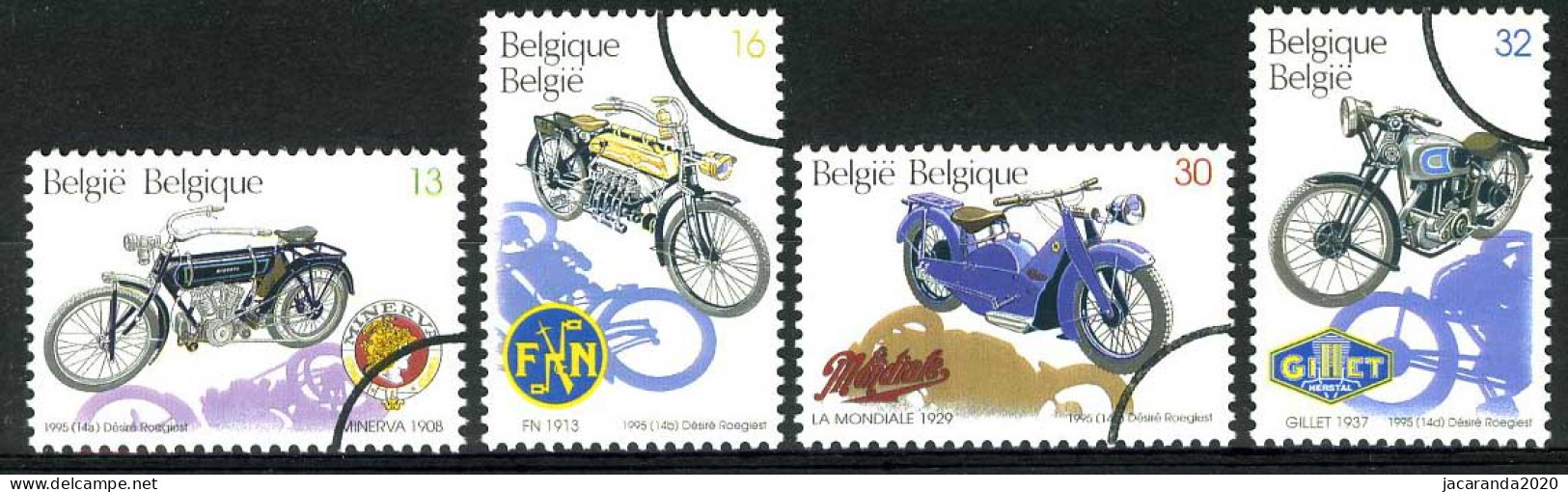 België 2615/18 SPEC - Oude Belgische Moto's - Minerva - FN - La Mondiale - Gillet - PERSSTEMPEL - Specimen - PRESSE - Autres & Non Classés