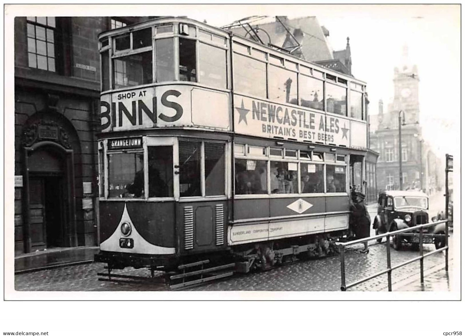 Rooyaume Uni . N°46372 . Grangetorn.tramway Carte Photo - Glamorgan