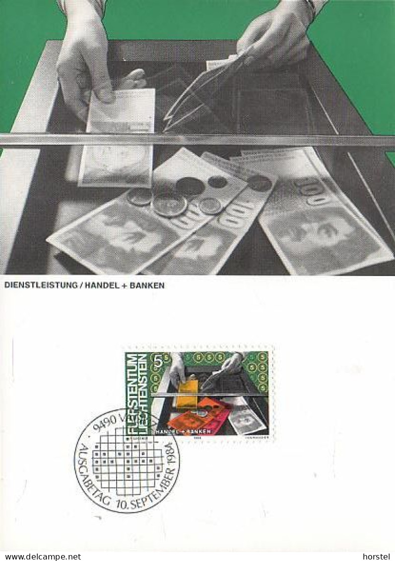 Liechtenstein - 849 Mensch Und Arbeit - Handel Und Banken - Banknoten - Maximum Cards