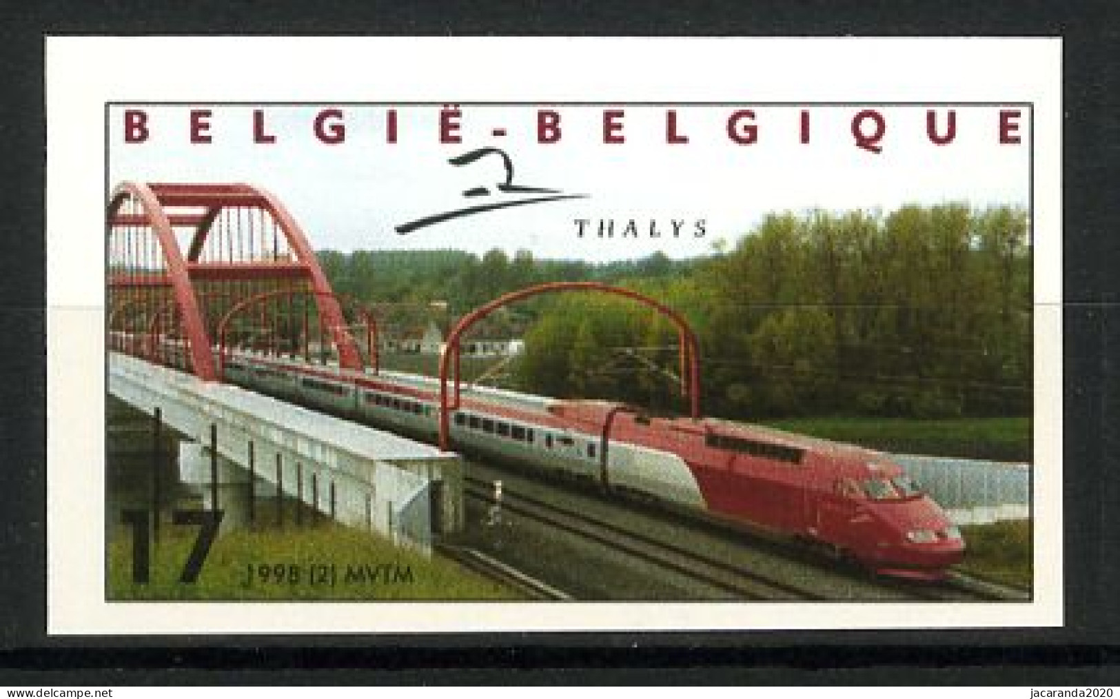 België 2735 ON - Treinen - Thalys - Other & Unclassified