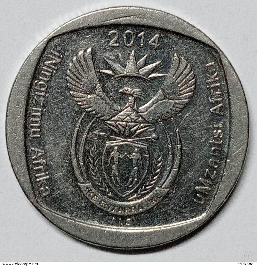 2013 South Africa, 2 Rand, 100th Anniversary Of The Union Buildings - Error Date Minted 2014 - Afrique Du Sud