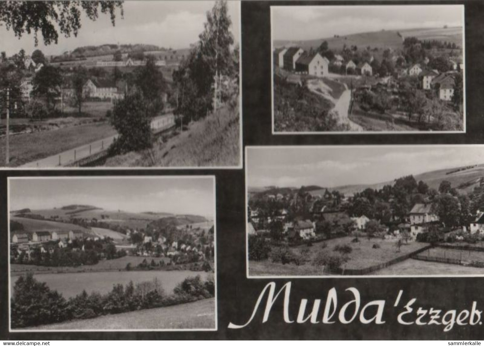 50917 - Mulda - 4 Teilbilder - Ca. 1975 - Mulda (Erzgeb.)