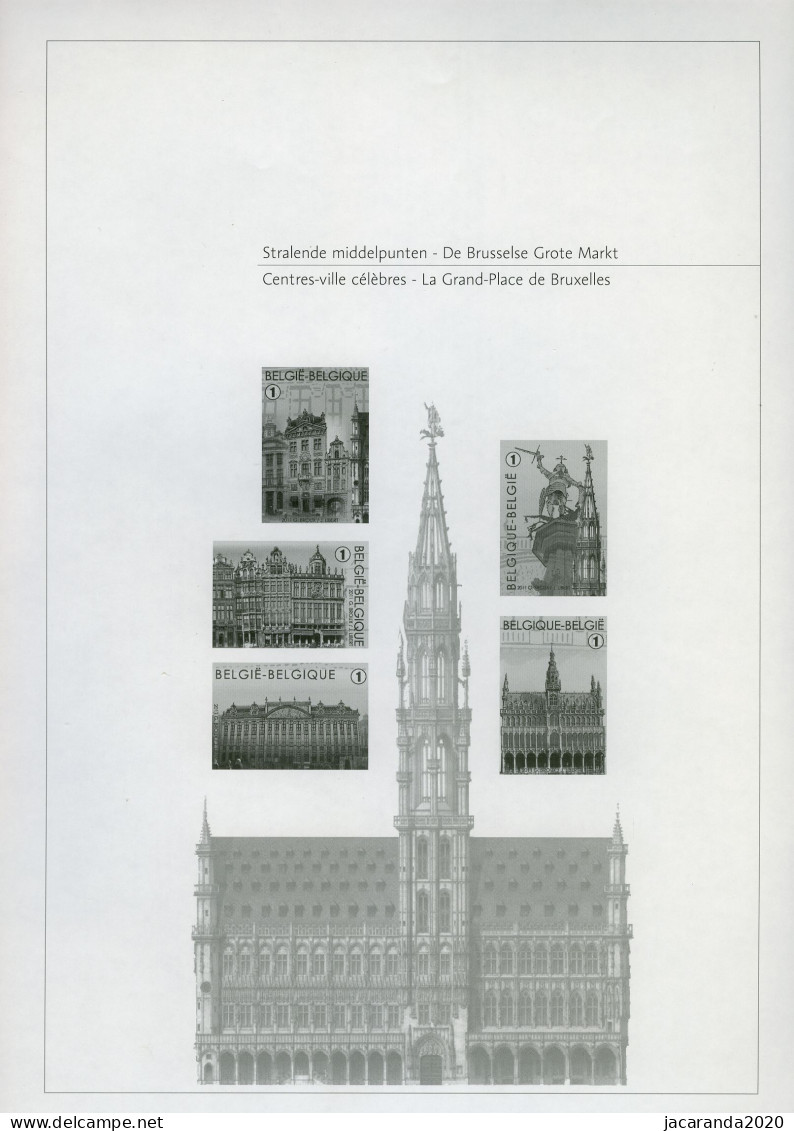 België BL193 MV - Brussel - Grote Markt - Bruxelles - La Grand-Place - 2011 - Opl.: 60 Ex - Zeldzaam - Rare - Ministerial Proofs [MV/FM]