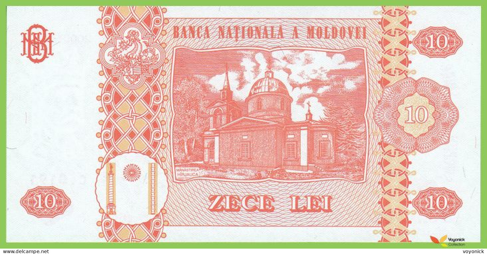 Voyo MOLDOVA 10 Lei 2009 P10f B110f C0191 UNC - Moldova