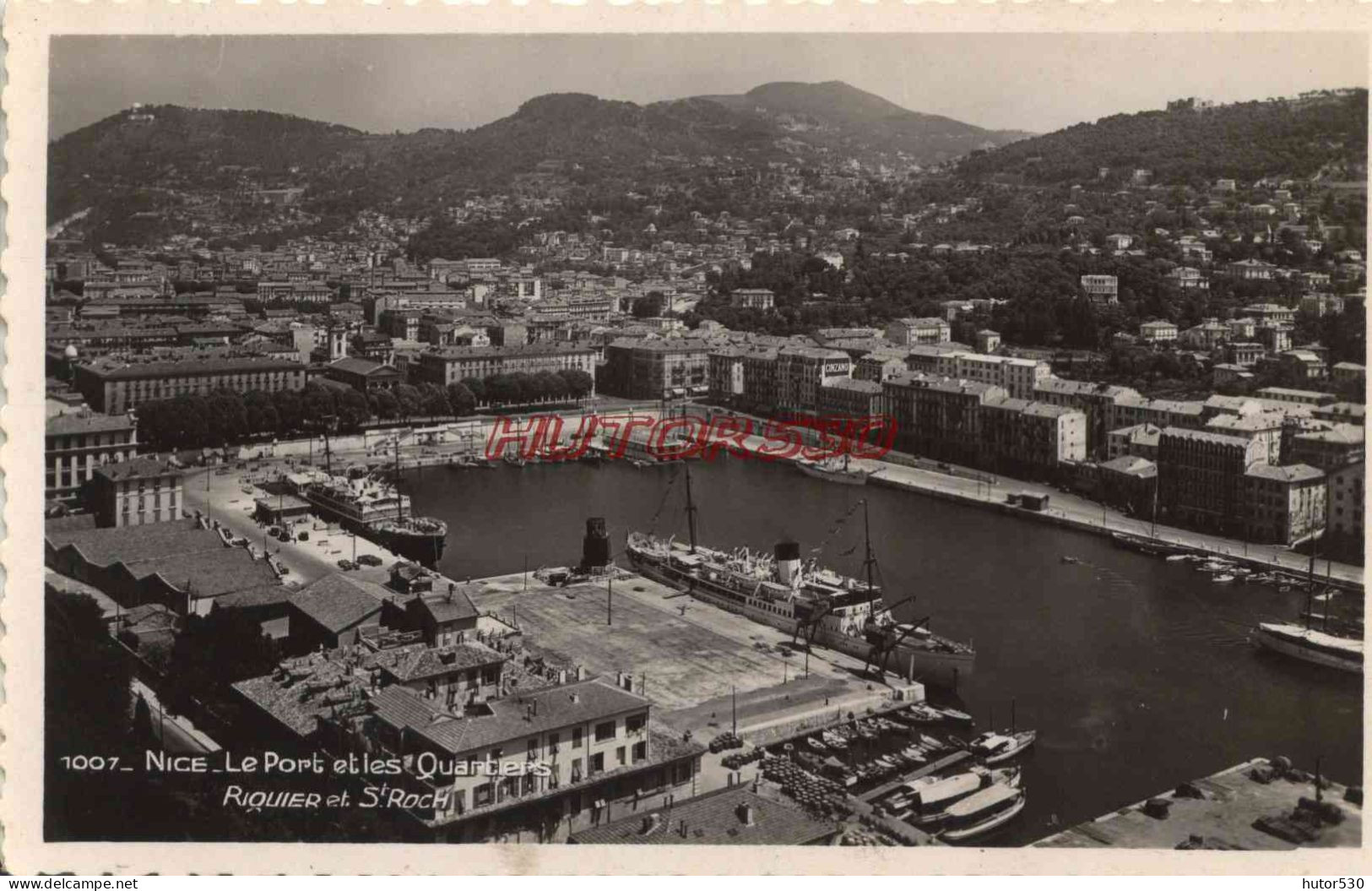 CPSM NICE - LE PORT ET LES QUAIS RIQUIER ET SAINT ROCH - Transport (sea) - Harbour