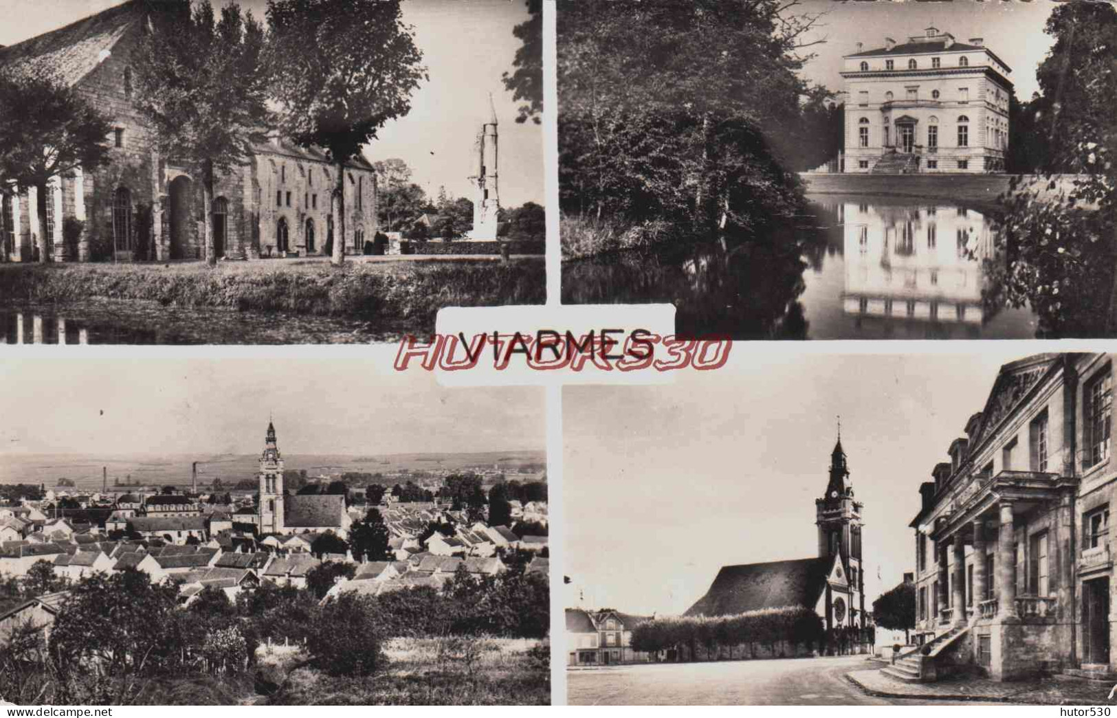 CPSM VIARMES - VAL D'OISE - MULTIVUES - Viarmes