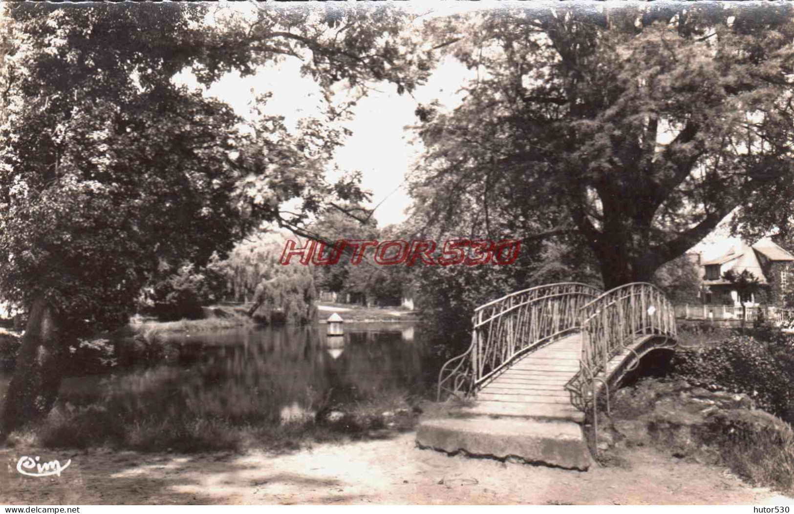 CPSM VERRIERES LE BUISSON - ESSONNE - LE LAC LA PASSERELLE - Verrieres Le Buisson