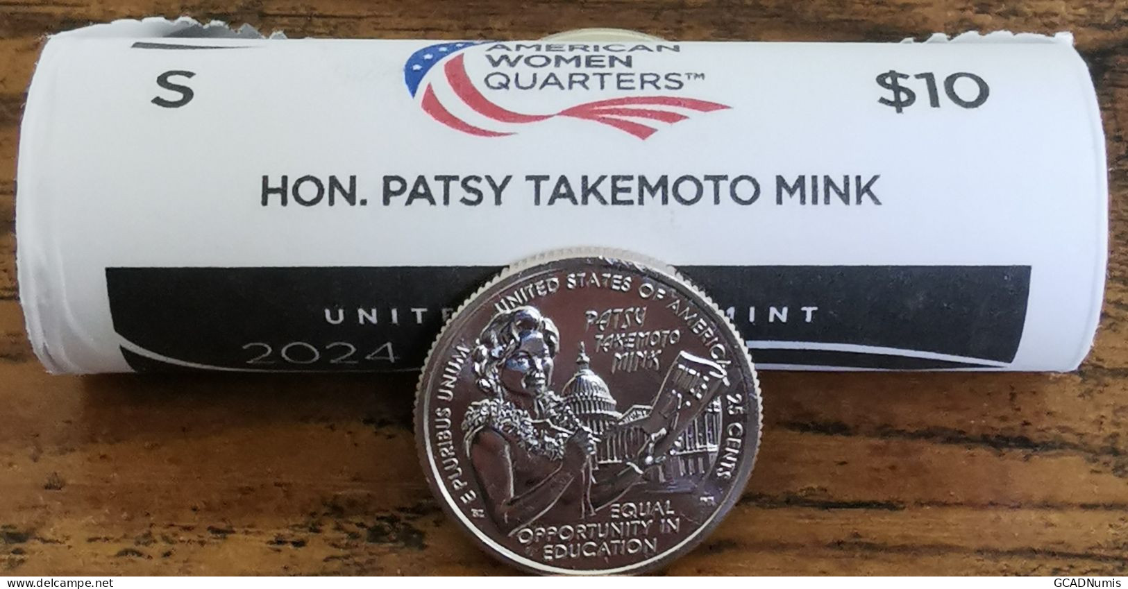 Quarter Dollar USA Patsy TAKEMOTO MINK - 2024 S - LIBERTY - American Woman - Non Classés