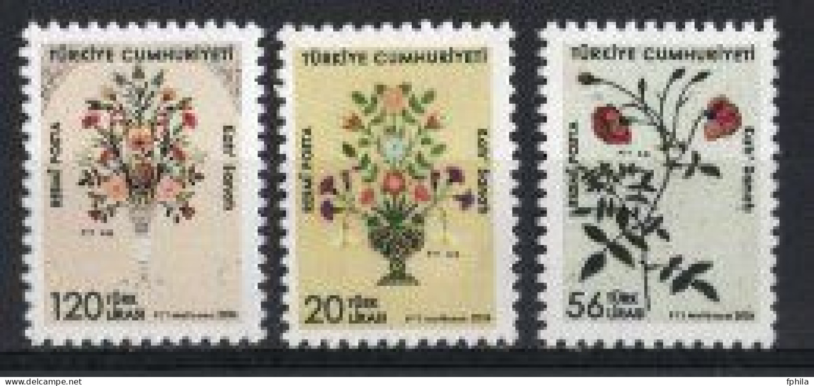 2024 TURKEY OFFICIAL POSTAGE STAMPS QUILLING MNH ** - Official Stamps