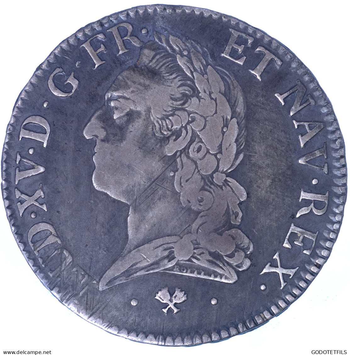 Louis XV-Écu Dit à La Vieille Tête 1772 Bayonne - 1715-1774 Ludwig XV. Der Vielgeliebte