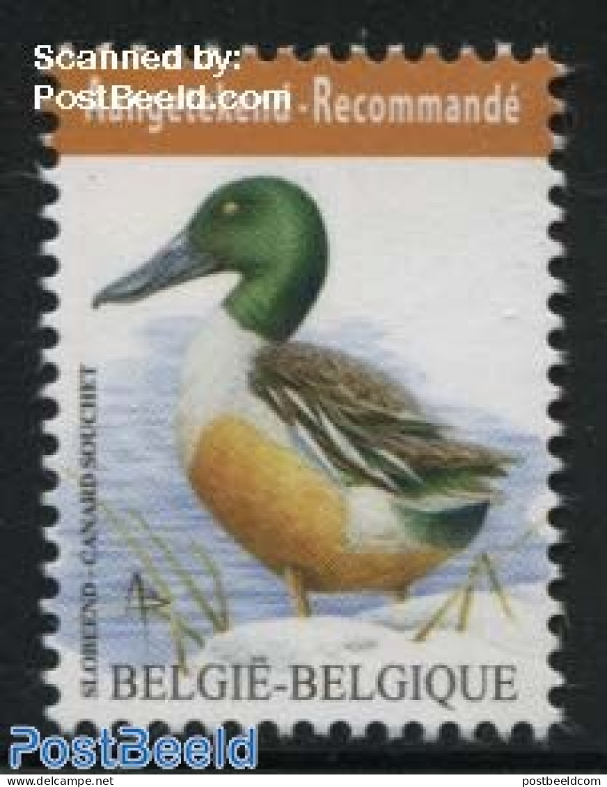 Belgium 2015 Definitive, Duck 1v (Registered Mail), Mint NH, Nature - Birds - Ducks - Ungebraucht