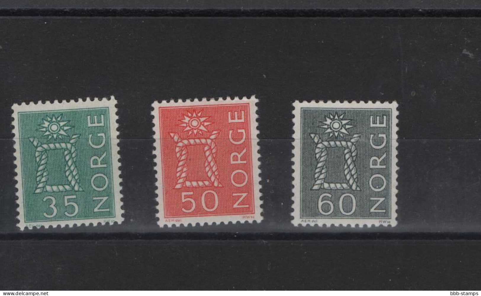 Norwegen Michel Cat.No.  Mnh/** 482/484 - Unused Stamps