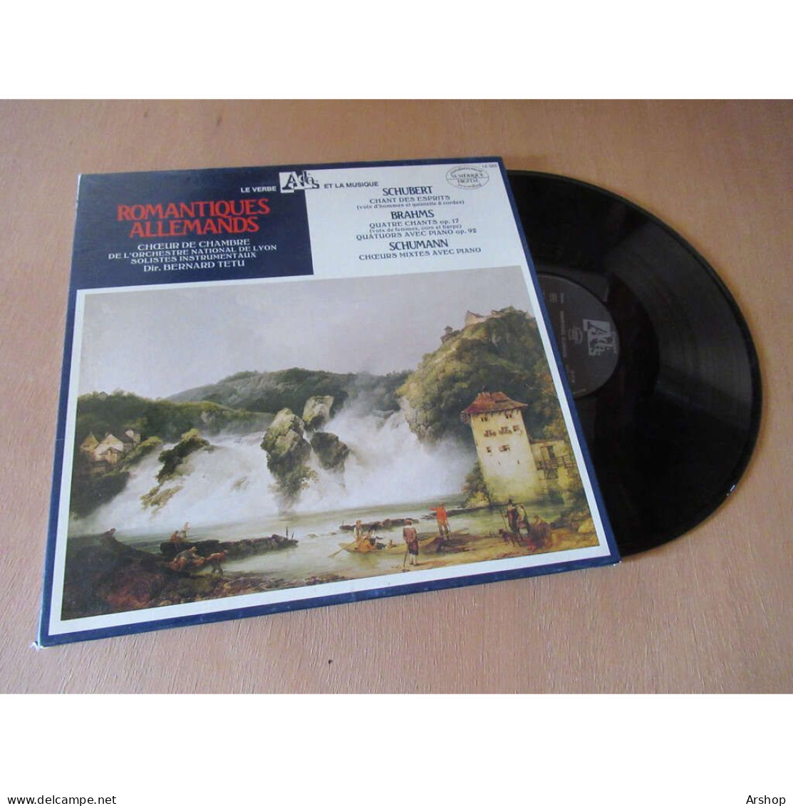 BERNARD TETU Chant Des Esprits SCHUBERT / Quatre Chants - Quatuor BRAHMS / Choeurs SCHUMANN - ADES 1984 - Klassik