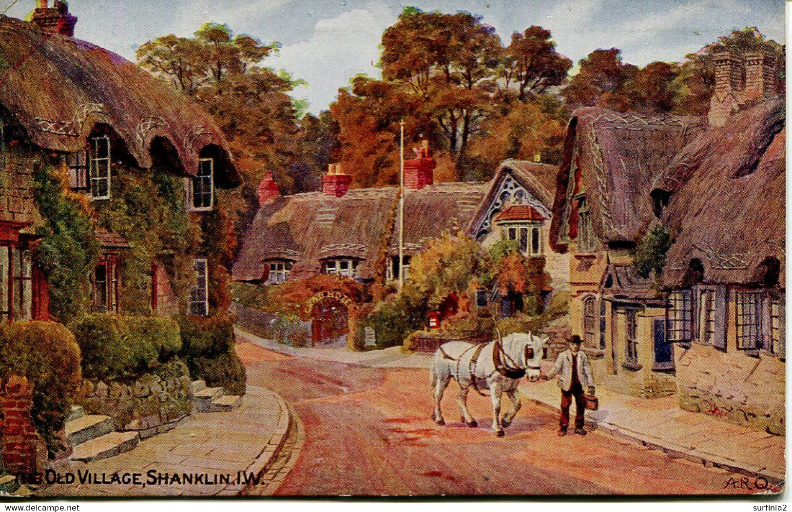 A R QUINTON - 1085 - THE OLD VILLAGE, SHANKLIN, IW - NO LADIES - Quinton, AR