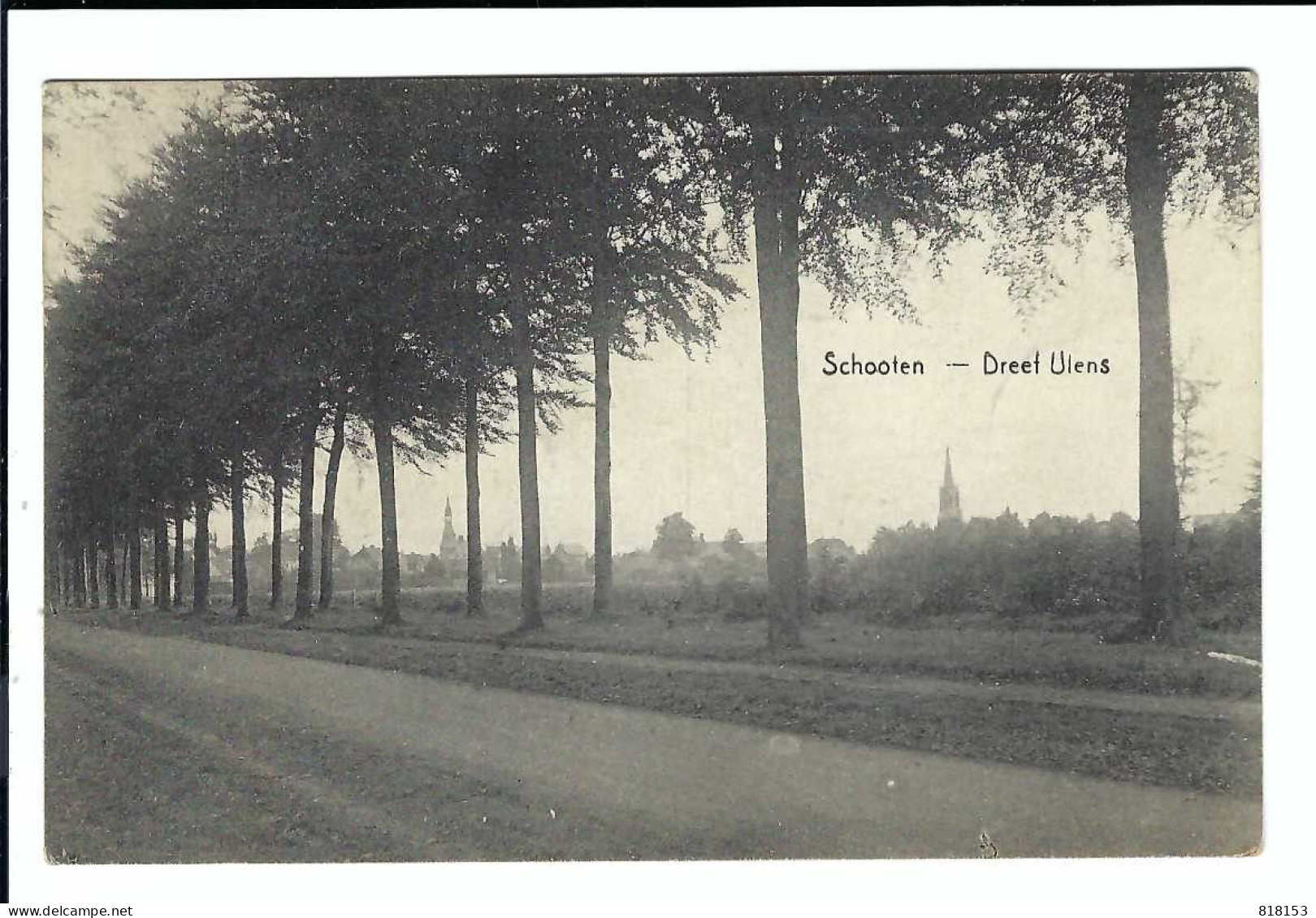 Schoten   Schooten - Dreef Ulens 1924 - Schoten