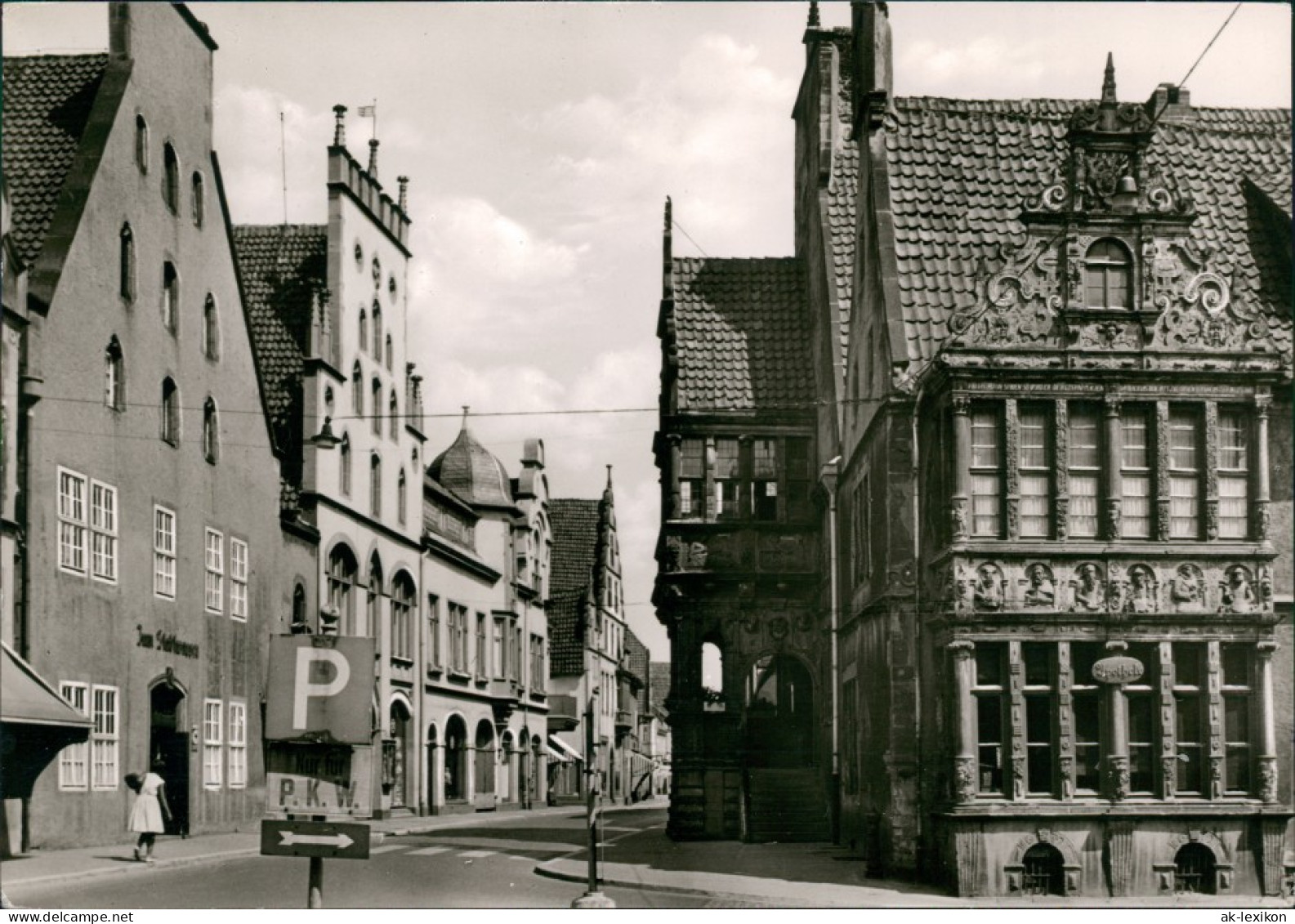 Ansichtskarte Lemgo Ratsapotheke, Apotheke Mittelstraße 1965 - Lemgo