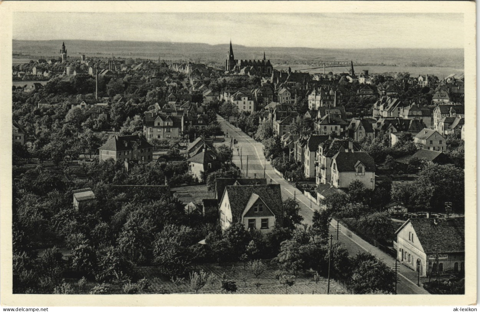 Ansichtskarte Friedberg (Hessen) Stadt - Straßenblick 1934 - Friedberg